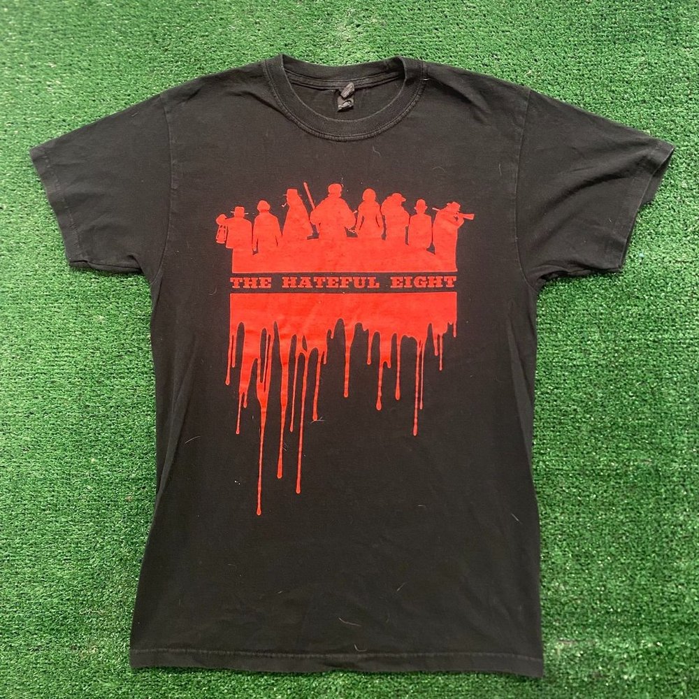Vintage Y2K The Hateful Eight T-Shirt Quentin Tarantino Movie Western Film Promo